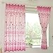 Produktbild HOME UK- A set of 2 pcs Druckvorhänge Semi-Shade Tuch Wohnzimmer Schlafzimmer Terrasse Pastoral Fertigprodukte (größe : 1*2m (width*height))