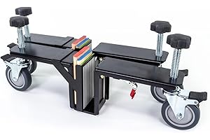 XIUGANPO Door Installation Kit, Heavy Duty Door Installation Tool 500lbs Capacity Door Board Lifter Dolly for Up to 2 1/4 Inch Thick Doors for Commercial & Residential Use