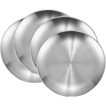 Sporgo Set 6 Piatti In Acciaio Inox 17 Cm - Ideali Per Campeggio E Picnic - Foto 9