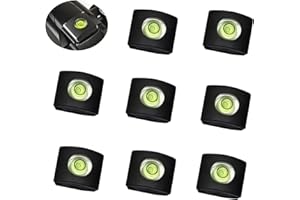 SHULLIN 8 Stück Kamerataschenlampe Blitzschuhabdeckung Blitzschuh Wasserwaage Kamera Blitzschuh Hot Shoe Cover Wasserwaage Blitzschuh-Abdeckung für Sony A6500 A6300 A6000 Canon Nikon Panasonic