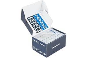 HASKYY 6 kg Klebegewichte Barre Adhésive Masses D'Équilibrage 4x5g+4x10g 100 Pièce Á 60g