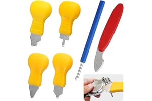 ZORVIXAL 6 Stück Uhrenöffner Werkzeug Set, Uhr Batteriewechsel Werkzeug, Batteriewechsel Reparaturwerkzeug, Gehäuseöffner Kit für Verschiedenen Größen Armbanduhren Uhr