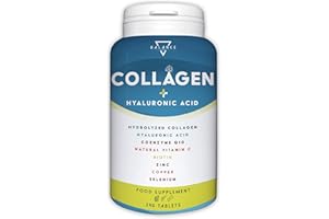 BALANCE NUTRITION KOLLAGEN HYDROLYSAT 2000MG - 240 TABLETTEN | Hyaluron Kollagen Kapseln | Kollagen, Hyaluronsäure, Coenzym Q10, Vitamin C, Biotin und Zink für Haut, Knochen und Gelenke