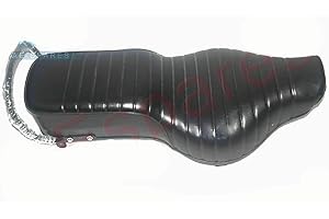 AEspares Compatible con Royal Enfield Bullet 350 500cc Electra UCE asiento doble