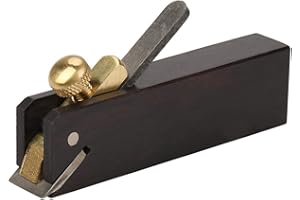 JIAWU Hobel, Handhobel, Mini-Holzhobel, Holz-Handhobel, Ebenholz-Holzbearbeitungshobel Zum Trimmen, Holzhobeln, Oberflächenglätten, Handhobel, Hobel für DIY-Holzschneidewerkzeug