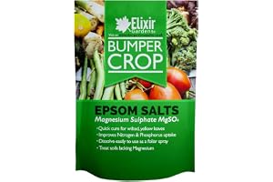 Elixir Gardens Magnesium Sulphate Epsom Salt | Ready To Use Gardening Fertiliser Plant Enhancer | resealable…