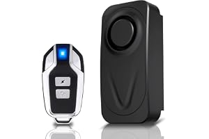 Cykellarmsystem med fjärrkontroll, cykellarmsystem 110–130 dB, motorcykellarm, cykel, vattentätt, stöldskydd med fjärrkontrol