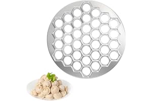 DAAIZIII 37 Löcher Pelmeni Maker,Pelmeni Form,Dumplings Ravioli Mold,Pelmeni,Manti Form,Teigtaschenformer,Ravioli Maker Mold,Ravioli Dumpling Maker Für Diy Kochen Familienfeiern Partys Und Picknicks