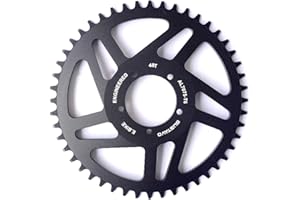 ebikefans Roue de chaîne 42T/44T/46T/48T/52T pour Bafang BBS01 BBS02 BBSHD Moteur Mid-drive Plateau Pignon Vélo Électrique Kit de Conversion Pièces