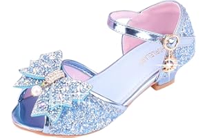 IQYU Kinder Prinzessinnen Elegant Festliche Rutschfeste Tanzschuhe Weicher Boden Abendschuhe Flats Schuhe Atmungsaktive Mädchen Einzelne Performance Kleid Schuhe