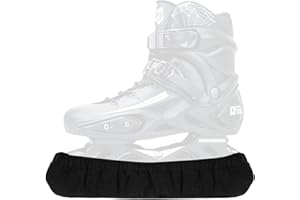 Indrnif 1 Paar Schlittschuh Kufenstrumpf Eishockey Elastische Kufenstrümpfe Kufenschoner für Schlittschuhe Schlittschuh Kufenschutz Zubehör für Damen Herren Kinder Schlittschuhe & Eislaufschuhe