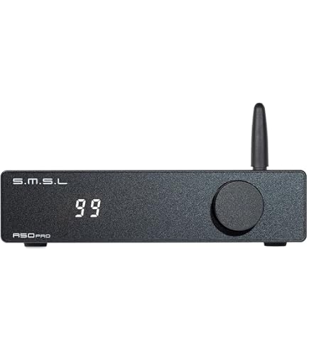 S.M.S.L D1se DAC audio ad alta risoluzione, chip ES9038RO D/A di ESS, decodifica completa MQA ad alta risoluzione 768 kHz/32 bit DSD512 XMOS, ingresso USB/ ottico/coassiale/Bluetooth 5.0