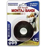 VODASEAL Montaj Bandı, Gri 19MMX5MT
