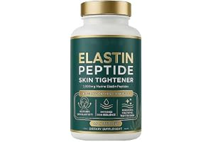 Elastinpeptid hudåtstramning, stöd för hudens elasticitet, hudens studs, 60 st marina elastinpeptider, för vuxna