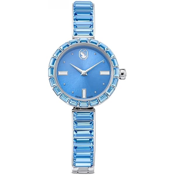 Swarovski Nova Chrono Watch Swiss Made, Metal Bracelet, Silver