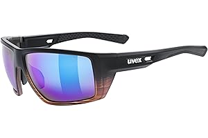 uvex mtn venture CV - Sportbrille für Damen und Herren - starker Schutz vor Sonnenstrahlung - konstraststeigernd - black matt - one size