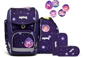 ergobag cubo Set ergonomischer Schulrucksack Klassisch 5-teilig 1. Klasse Grundschule