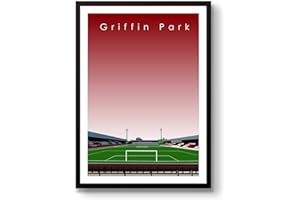 HOME GROUND GroundDesigns Brentford FC Gift Griffin Park Football Art Print