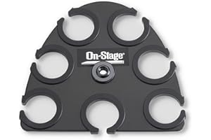 ONSTAGE On-Stage MSA2700 Soporte Multimicrófono de Aluminio Negro