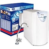 RoTop 5-Stage Compact Domestic Reverse Osmosis Equipment with Standard Filters. Easy Undercounter Installation and Replacemen