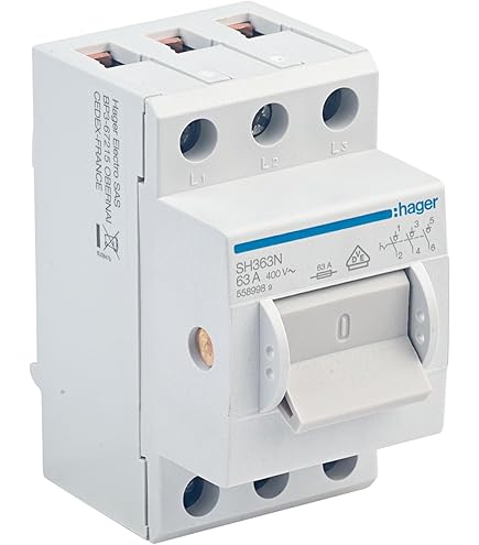 Elektromaterial günstig kaufen - Online Shop - Hager ADZ316D Fehlerstrom-Leitungsschutzschalter 3X 1P N 6kA B-16A 30mA Typ A QuickConnect