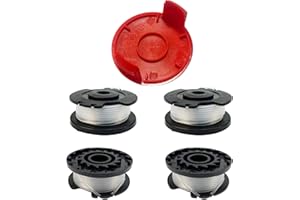 YWNYT Ersatzfadenspule für Einhell GE-CT 18/28 Li, 4.9M x 1.6mm Rasentrimmer-Zubehör, passend für Einhell Akku-Rasentrimmer GE-CT 18/28 Li und GE-CT 18/28 Li TC