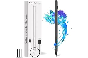 RYTAKI PRO Penna per Microsoft Surface Pro 4/5/6/7/8/9/10/11 Pen - Magnetica Surface Go 2/Go 3/Go 4/Book/Laptop/Studio Penna Stilo, Sensibilità alla Pressione 4096, Palm Rejection Penna Surface Per Tablet