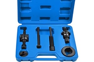 LEONTOOL Outil de retrait de poulie de pompe de direction assistée, ensemble d’outils d’extracteur/installateur de poulie de direction assistée, décapant et installateur de direction assistée