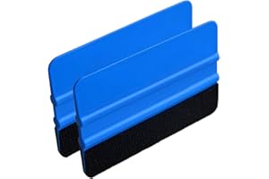 Eachbid Spatola per Wrapping Pellicola Auto con Feltro Raschietto per Adesivi Decalcomanie Vetro Vinile Tergipavimento 2pz