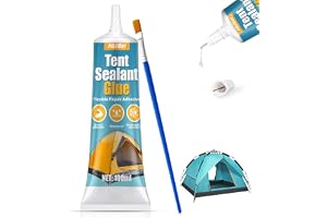 AllisWay PVC-lim, Tent Seam Sealer, med pensel, transparent, 100 ml