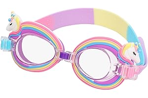 HIFOT Gafas de Natación Protección UV Antiniebla Gafas para Sin Fugas Gafas de Natación Infantil para Niñas Niños
