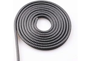 Tuokay 32.8ft 10m Car Door Protectors without Stick, Rubber Covered U Shaped Spring Steel Edge Protection Strip, Door Edge Trim Strip (Black)