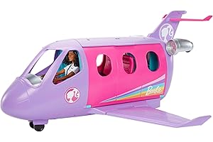 Barbie Airplane Adventures Playset Pilot Doll & 15+ Travel Accessories Including Pet Puppy, Toy for 3 Kids Ages 3 Years Old and Up, HCD49