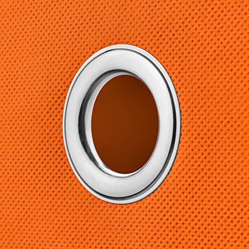 1x Aufbewahrungs Korb Orange Faltbox 32 x 32 x 32 cm Regalkorb faltbar mit Deckel - 4