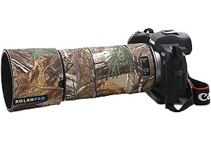 Rolanpro Wasserdichte Objektivabdeckung für Canon RF 100-400 mm F5.6-8 IS USM Coat Lens Protective Sleeve Case Clothing-#3 Jungle Waterproof