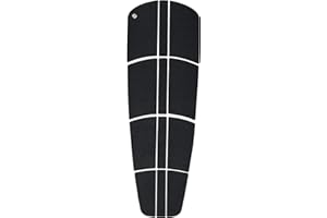 Aqubona, set da 12 pezzi, per tavola da surf, in EVA, con supporto per tavola da surf, surf, sup, trazione, cuscinetti per coda, colore: bianco e blu