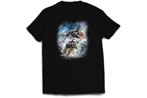 SMARTYPANTS Ghost Recon Breakpoint T-Shirt- Unisex Gaming Division Gift Rainbow Twin Needle Collar 100% Combed Ringspun Cotton High Stitch Density Extreme Comfort