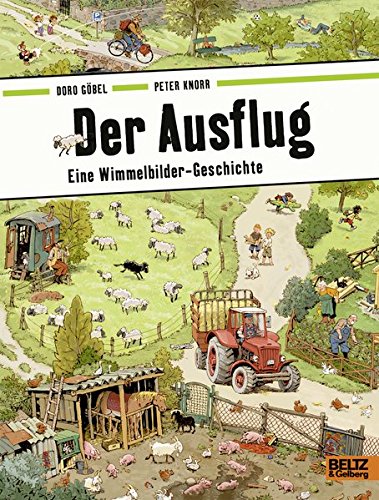 Preisvergleich Produktbild Der Ausflug: Eine Wimmelbilder-Geschichte. Vierfarbiges Pappbilderbuch