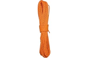 B2BPLUSC Ultra Light Dyneema Reflective Orange Rope 2mm Diameter | 200kg Breaking Strain | Tent Guy Guide Rope | Suitable for Sailing, Dinghy, Yachting, Cruising, Racing (M, 5, meter)