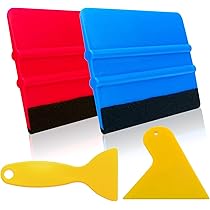 5Pcs Felt Edge Squeegee Tool Vinyl Set Grey Triangle Vinyl