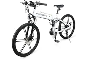 SAMEBIKE Bicicleta Eléctrica Adultos, 26'’ E-Bike con pedaleo asistido Batería 48V 10.4AH 150KG Carga Máxima, Bici Eléctricas de Montaña para Mujeres Hombres