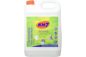 KH-7 Quitagrasas Profesional, Elimina sin esfuerzo la grasa y suciedad más incrustada, Con Aroma Cítrico - Garrafa 5L