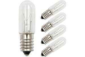 Sunnylinn 15W E14 Scentsy Mini Wax Warmer Light Bulb 230V, Small Edison Screw Scentsy Light Bulbs Warm White 2700K Dimmable, Salt Lamp Bulbs, Pygmy Bulb for Scentsy Plugin Mini Warmers (5-Pack).