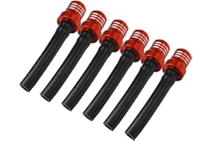 ANXIN CNC Motorrad Orange Ventil Vent Kurbelgehäuseentlüftungsschlauch Tube Gas Gap Öl Gap Tank Kraftstoff Air Vent Schlauch für EXC F SX SXF XC YZ YZF WR CR CRF KX KLX RM RMZ DRZ Dirt Bike