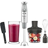 Moulinex Quickchef, Hand Blender, 1000 W Powelix Blades, 20 Variable Speeds | With Powelix blades, 20 speeds, turbo mode and