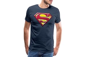 Spreadshirt Superman S-Shield Used Look Men’s Premium T-Shirt