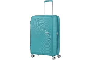 American Tourister Soundbox - Valise Spinner L Extensible, 77 cm, 97/110 L, Turquoise (Turquoise Tonic)