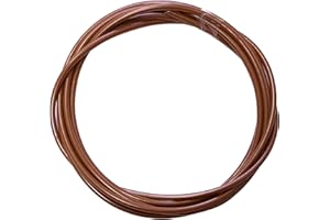 cyclingcolors Guaina cavo bici teflon 5mm filo freno cambio bicicletta mtb corsa strada, Marrone, 3m