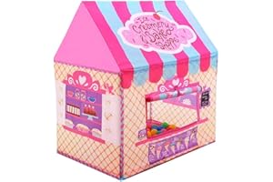 Nice2you Kids Play Tent Girls Pink Princess Castle Portable Playhouse Outdoor Play Children's Party Tents