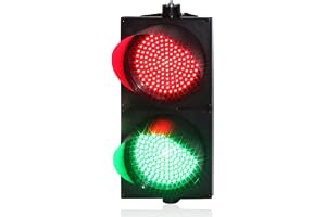 Traffic Light, Red/green Stop And Go Light, 12V 24V 220V LED Traffic Stop Light, PC Housing, Indicating Warning Light(220V)